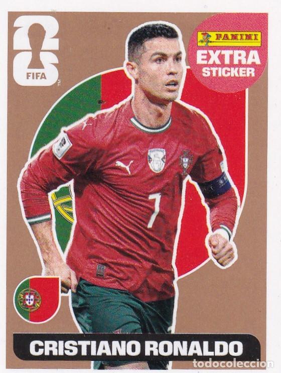 Coleccionismo cromos antiguos: FIFA WORLD CUP 2026 EXTRA STICKER CRISTIANO RONALDO BRONCE
