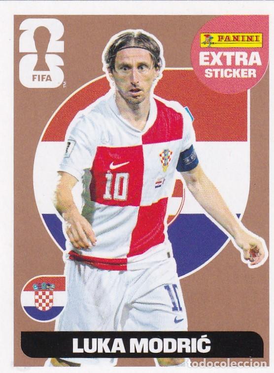 Coleccionismo cromos antiguos: FIFA WORLD CUP 2026 EXTRA STICKER LUKA MODRIC BRONZE