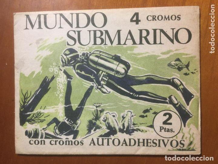Coleccionismo cromos antiguos: Sobre mundo submarino editorial ballgraf