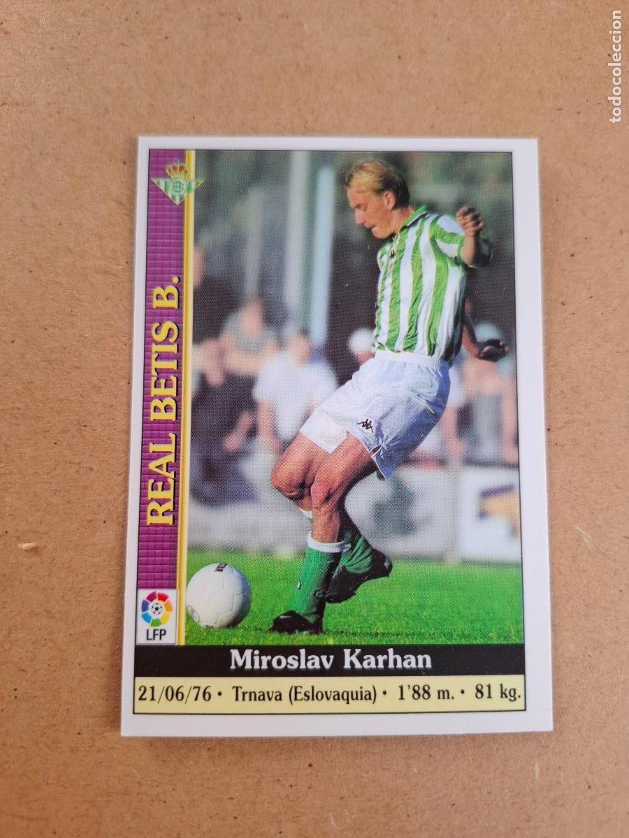 Coleccionismo cromos antiguos: MUNDICROMO 1999 2000 99 00 - 475 KARHAN - REAL BETIS