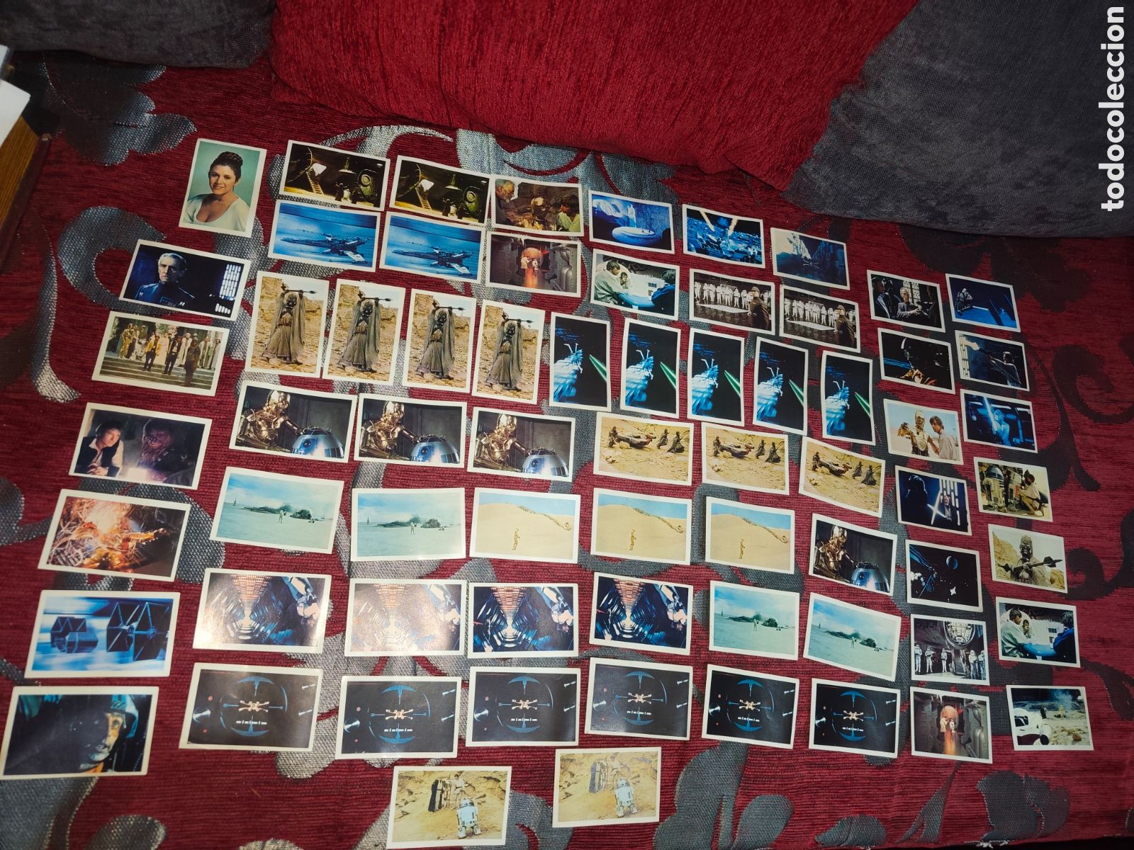 Collezionismo Figurine antiche: Lote de Cromos Vintage La Guerra de las Galaxias (Star Wars) 1977 Pacosa Dos