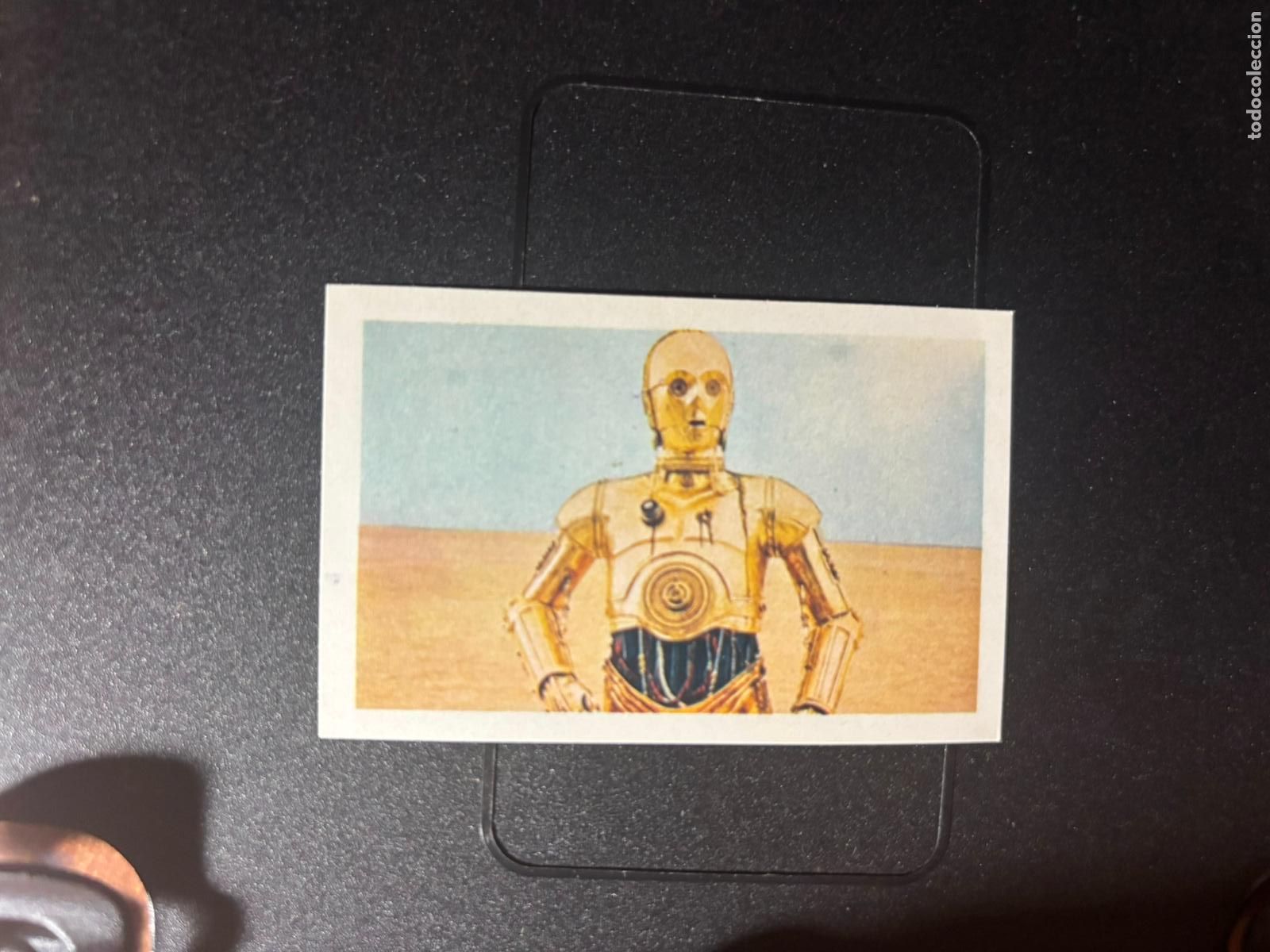Coleccionismo cromos antiguos: CROMO LA GUERRA DE LAS GALAXIAS STAR WARS ORIGINAL N&ordm; 27 C3PO EDITORIAL PACOSA 2 1977