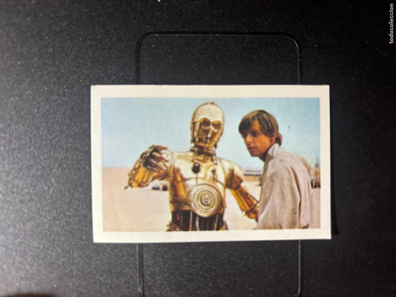 Coleccionismo cromos antiguos: CROMO LA GUERRA DE LAS GALAXIAS STAR WARS ORIGINAL N&ordm; 75 LUKE SKYWALKER EDITORIAL PACOSA 2 1977