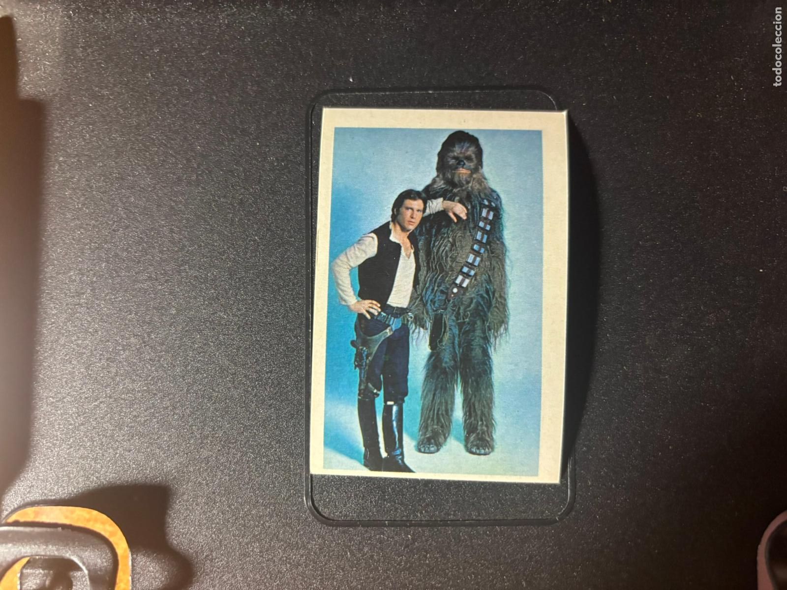 Coleccionismo cromos antiguos: CROMO LA GUERRA DE LAS GALAXIAS STAR WARS ORIGINAL N 78 HAN SOLO Y CHEWBACCA EDITORIAL PACOSA 2 1977