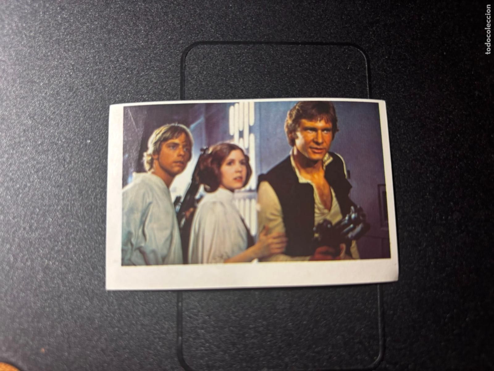 Coleccionismo cromos antiguos: CROMO GUERRA DE LAS GALAXIAS STAR WARS ORIGINAL 121 HAN SOLO LUKE Y LEIA EDITORIAL PACOSA 2 1977