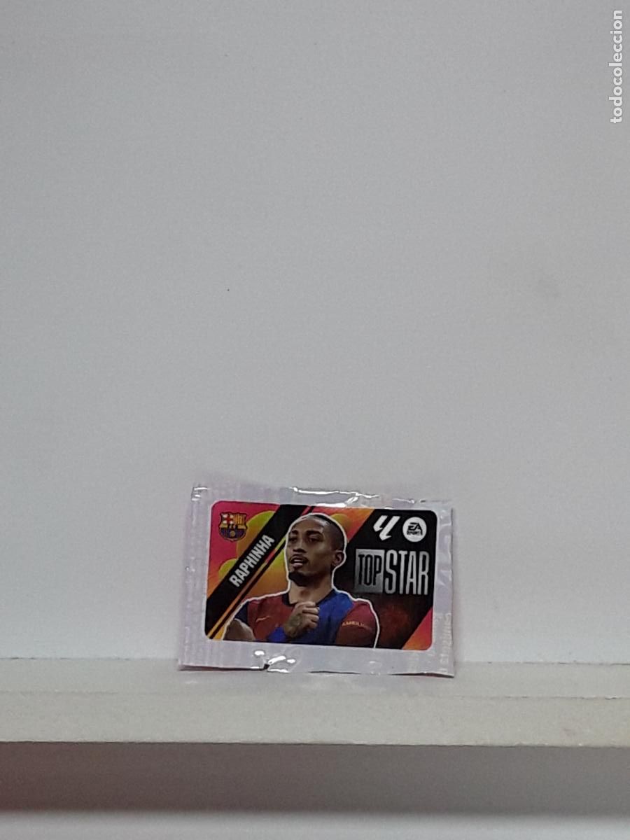 Collezionismo Figurine antiche: LALIGA ESTE 2025 2026 EA SPORTS 25 26 ALBUM PANINI LIGA N BARCELONA CHICLE TOPSTAR TOP STAR RAPHINHA