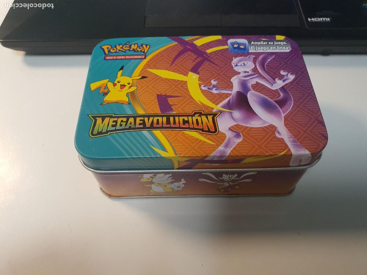 Colecionismo Cromos antigos: CAJA VACIA CROMO CARTA - POKEMON TCG MEGAEVOLUCION