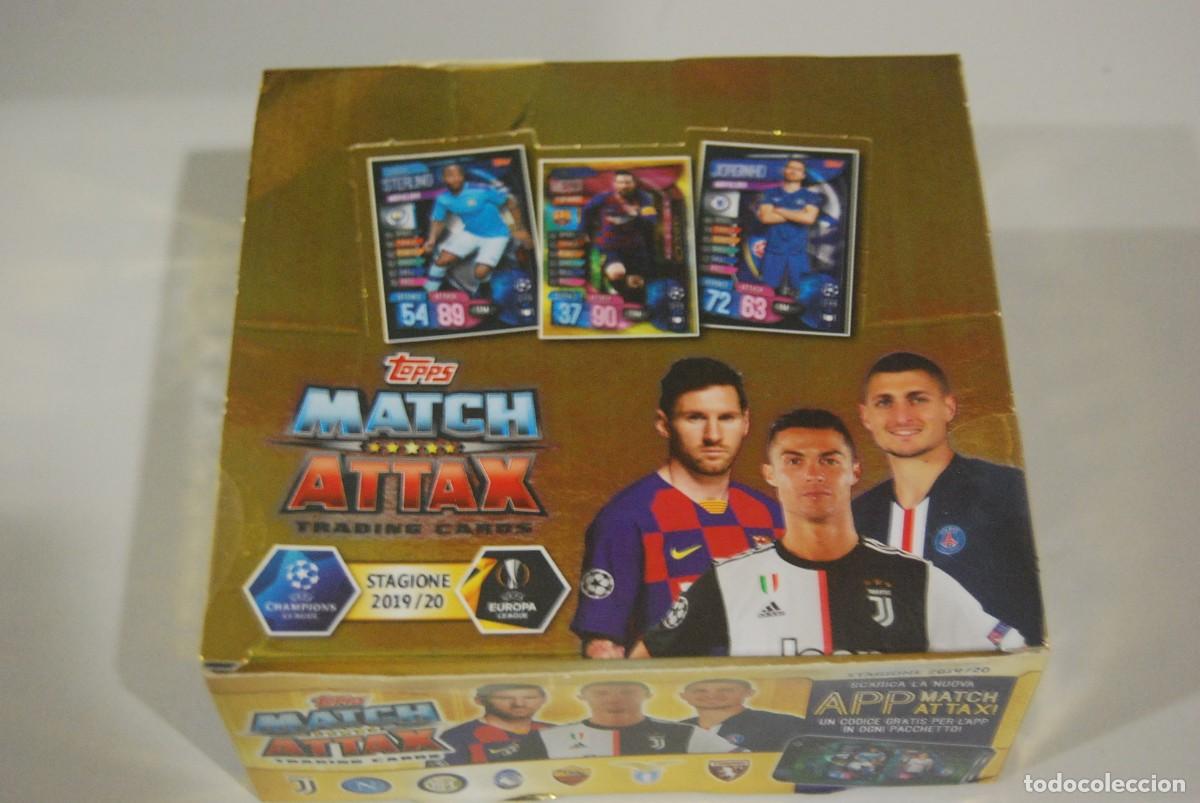 Coleccionismo cromos antiguos: CAJA SIN ABRIR TOOPS MATCH ATTAX 2019-20 CONTIENE 30 SOBRES CON 6 CARDS CADA SOBRE (VER FOTOS)