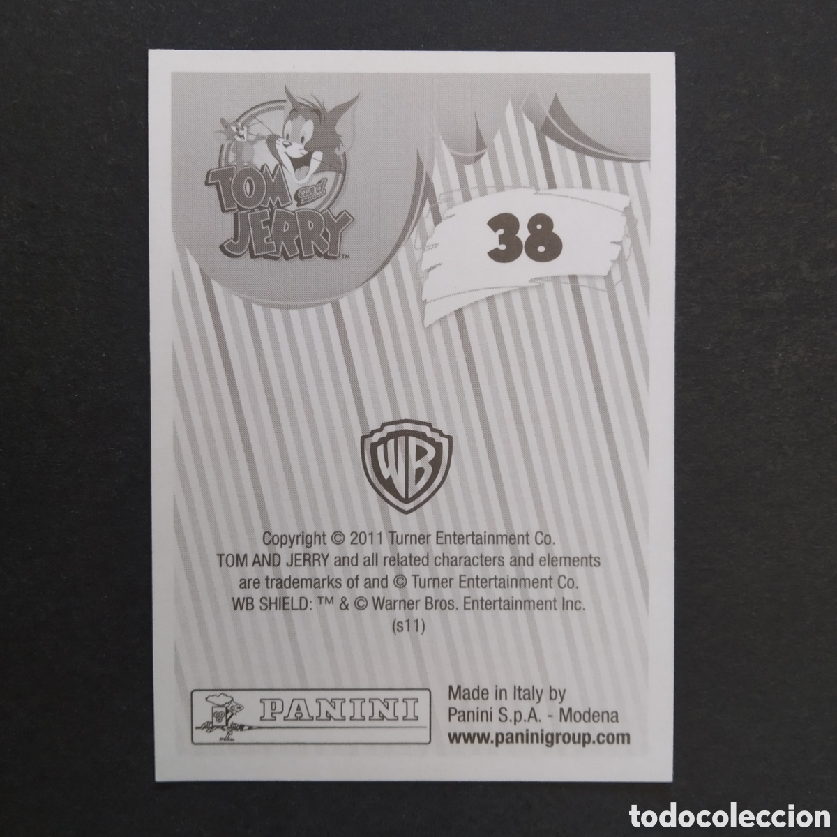 Coleccionismo cromos antiguos: CROMO - N&ordm; 038 - TOM Y JERRY - PANINI - A&Ntilde;O 2011 - Foto 2