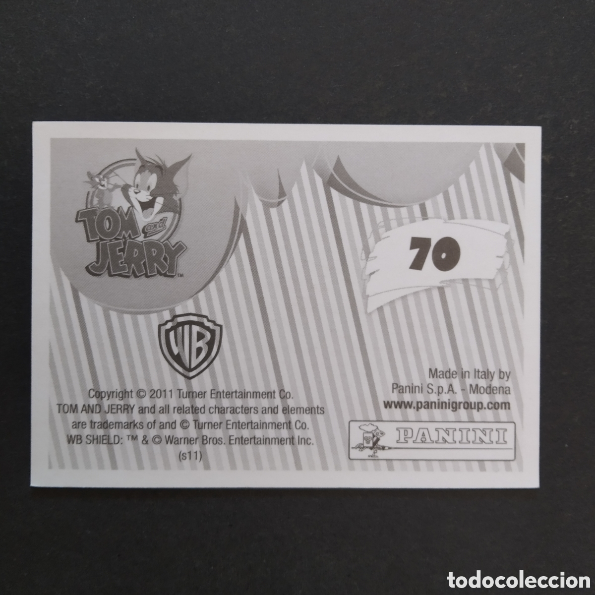 Coleccionismo cromos antiguos: CROMO - N&ordm; 070 - TOM Y JERRY - PANINI - A&Ntilde;O 2011 - Foto 2