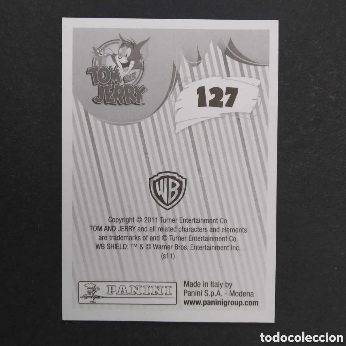 Coleccionismo cromos antiguos: CROMO - N&ordm; 127 - TOM Y JERRY - PANINI - A&Ntilde;O 2011 - Foto 2
