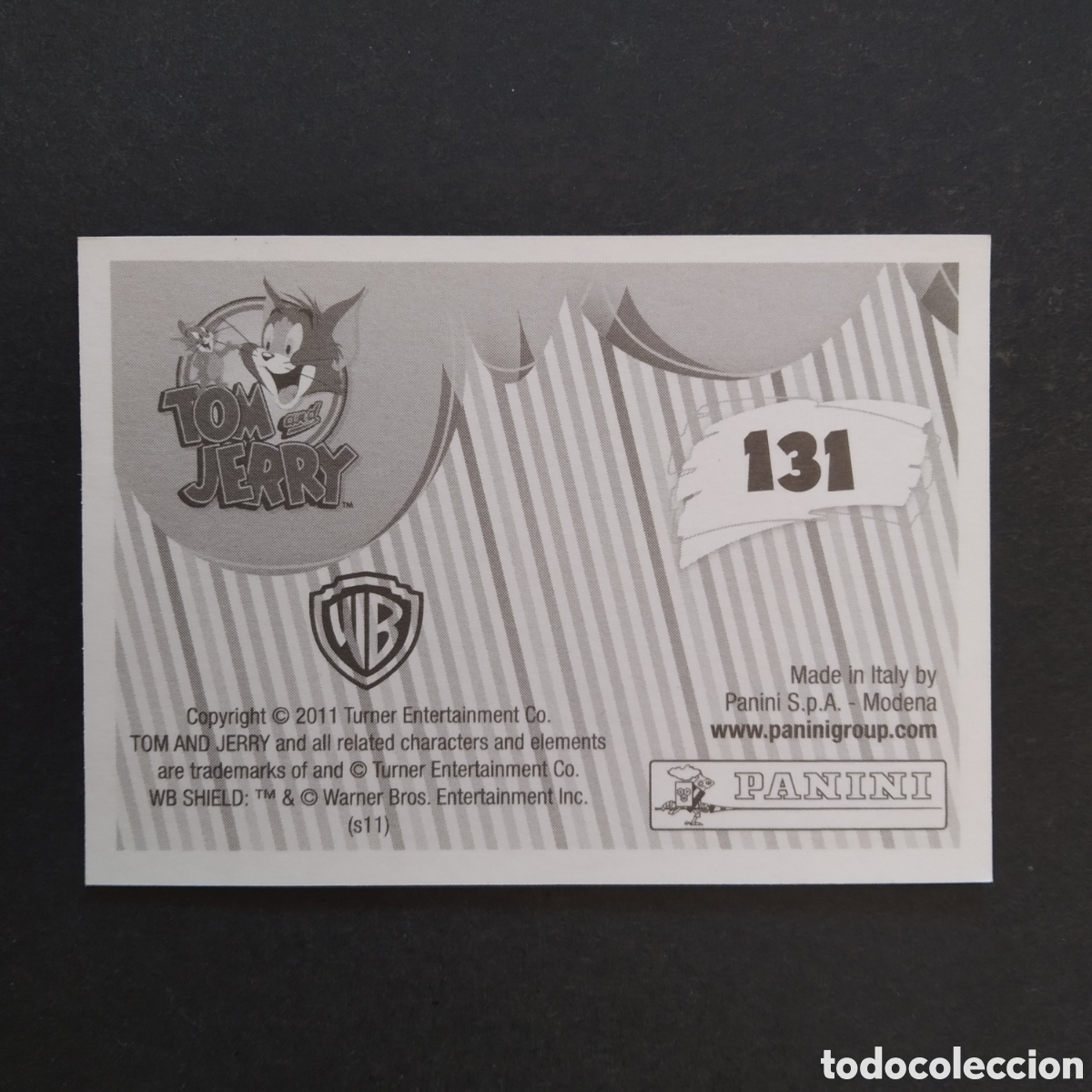 Coleccionismo cromos antiguos: CROMO - N&ordm; 131 - TOM Y JERRY - PANINI - A&Ntilde;O 2011 - Foto 2