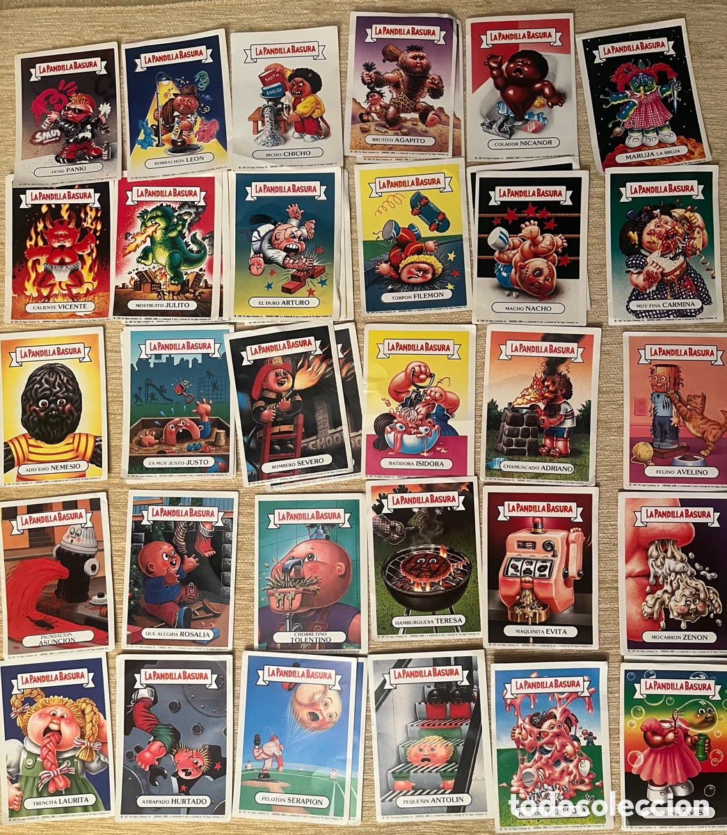 Sammeln alte Sammelbilder: Cromos la Pandilla Basura a 2 &euro; unidad