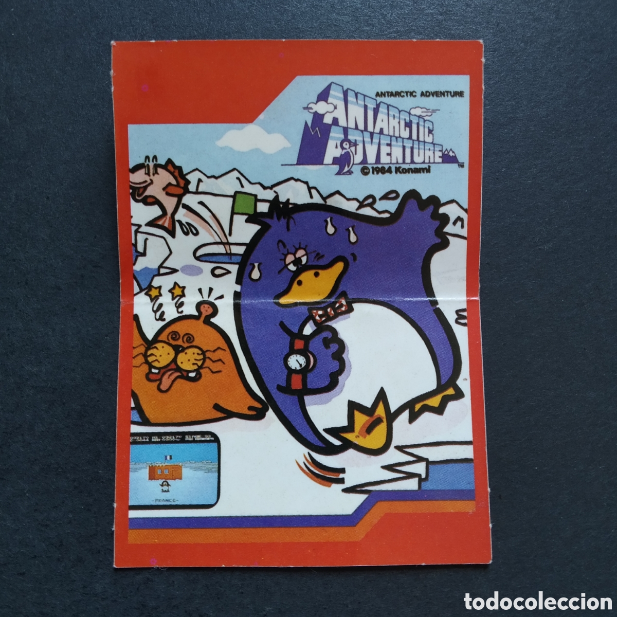 Coleccionismo cromos antiguos: CROMO - ANTARTIC ADVENTURE - HITBIT / MSX / SONY - BOLLYCAO