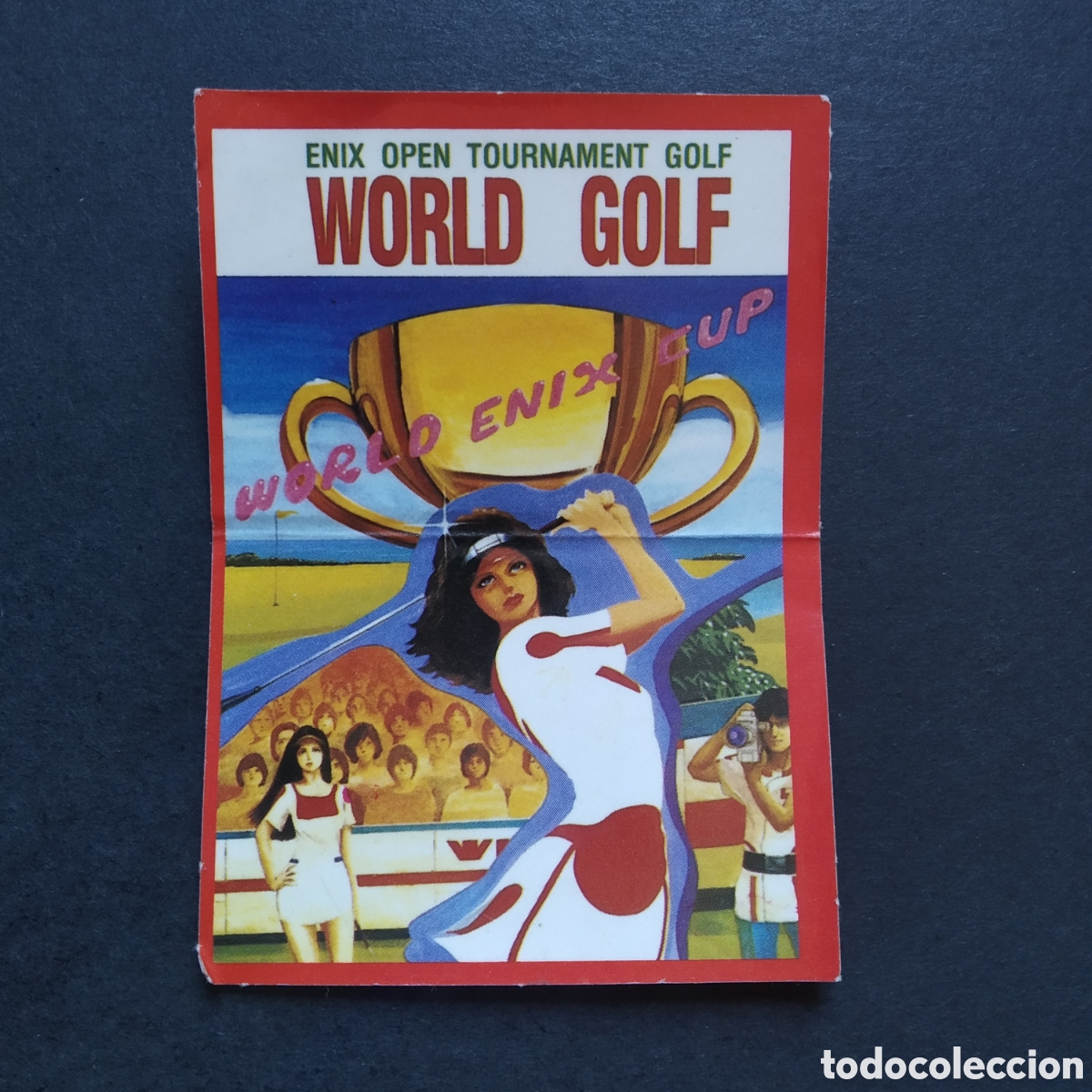 Coleccionismo cromos antiguos: CROMO - WORLD GOLF - HITBIT / MSX / SONY - BOLLYCAO
