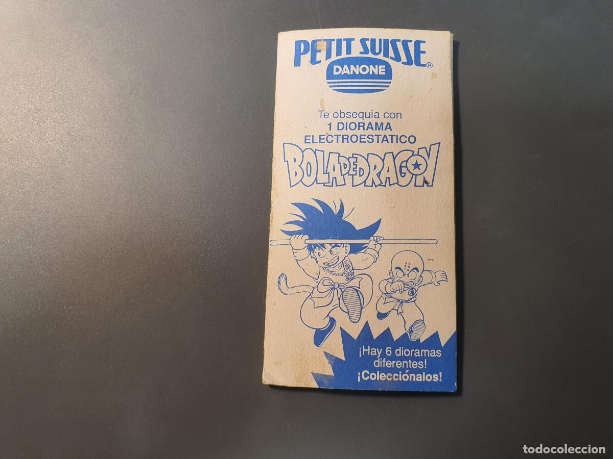 Coleccionismo cromos antiguos: CROMO PEGATINA PETIT SUISSE DANONE BOLA DE DRAGON DIORAMA ELECTROESTATICO