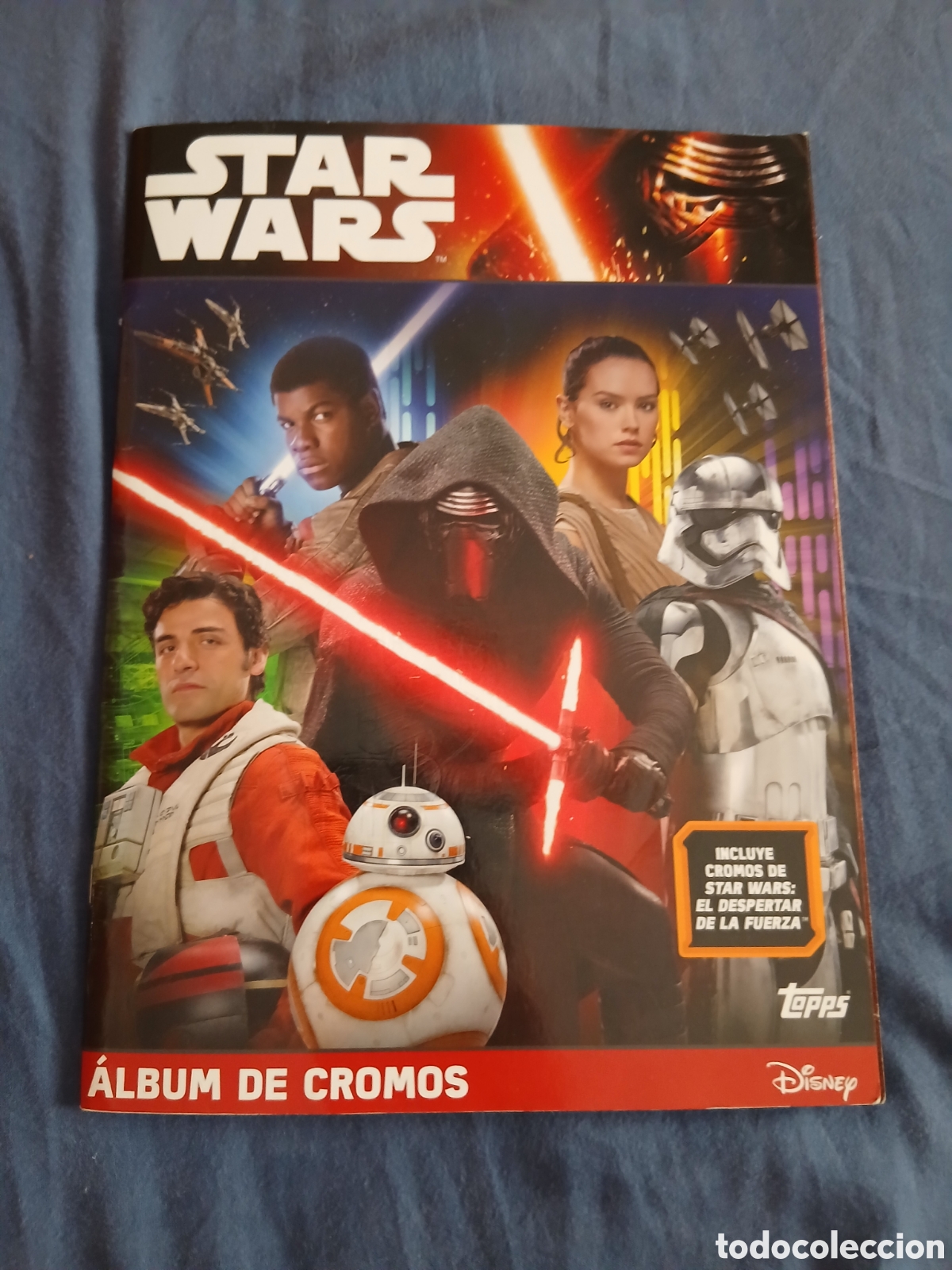 Coleccionismo cromos antiguos: &Aacute;lbum Cromos Star Wars, El Despertar de la Fuerza -Topps 2.016- Disney