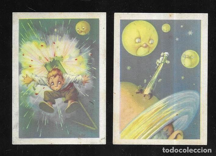 Coleccionismo cromos antiguos: Cromo. Un Viaje a la Estratosfera n&ordm;s IIIV -IX Chocolate Viver 1930