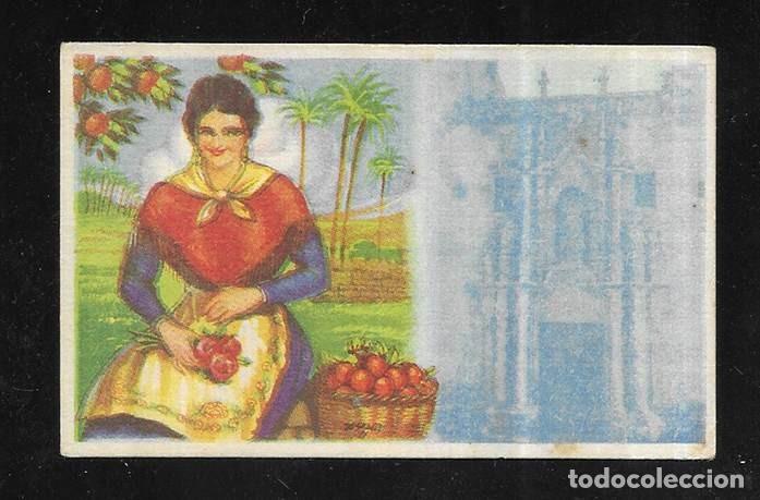 Collectionnisme Cartes &agrave; collectionner anciennes: Cromo. Trajes Regionales de Espa&ntilde;a. ALICANTE sin Publicidad 1950 Col. 50 n&ordm;s.