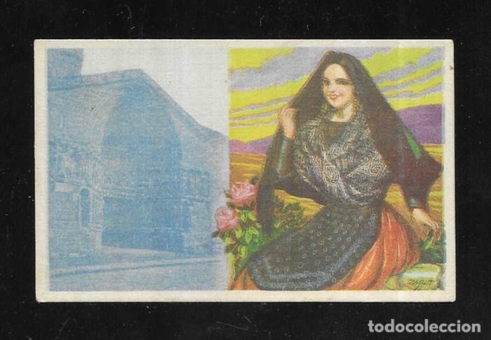 Coleccionismo cromos antiguos: Cromo. Trajes Regionales de Espa&ntilde;a. LOGRO&Ntilde;O sin Publicidad 1950 Col. 50 n&ordm;s.
