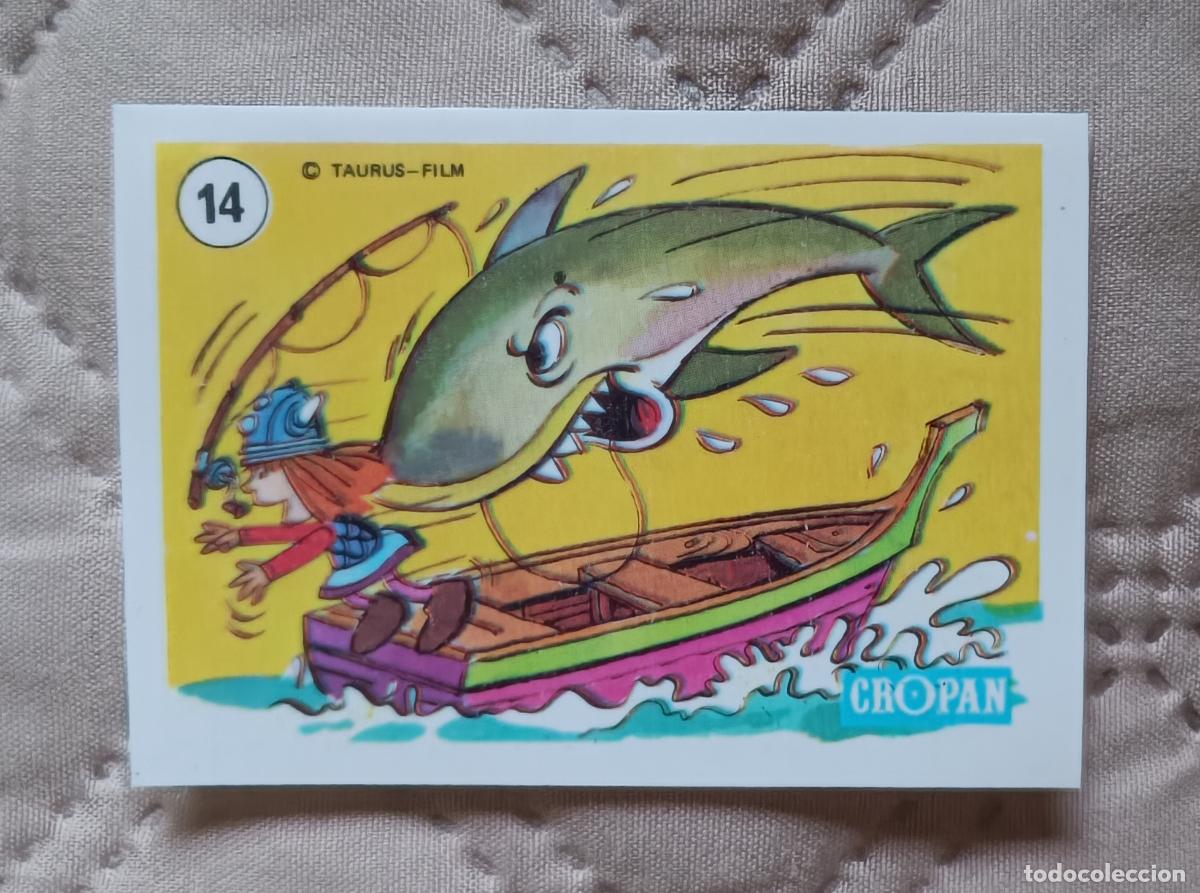 Coleccionismo cromos antiguos: DESCUBRE A TUS HEROES FANTASTICOS, CROMO WICKIE VICKIE EL VIKINGO N&deg; 14 (CROPAN)