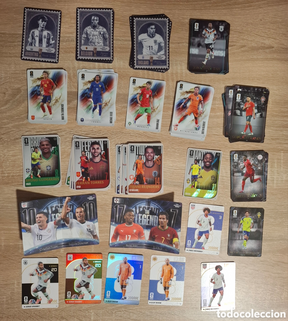 Coleccionismo cromos antiguos: 90 cartas panini kayou especiales Mundial 2026