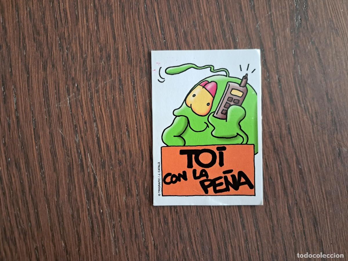 Coleccionismo cromos antiguos: CROMO ADHESIVO DE BOLLYCAO BOLLY TOIS, DESPEGADO. toy TOI 49, TOI CON LA PE&Ntilde;A