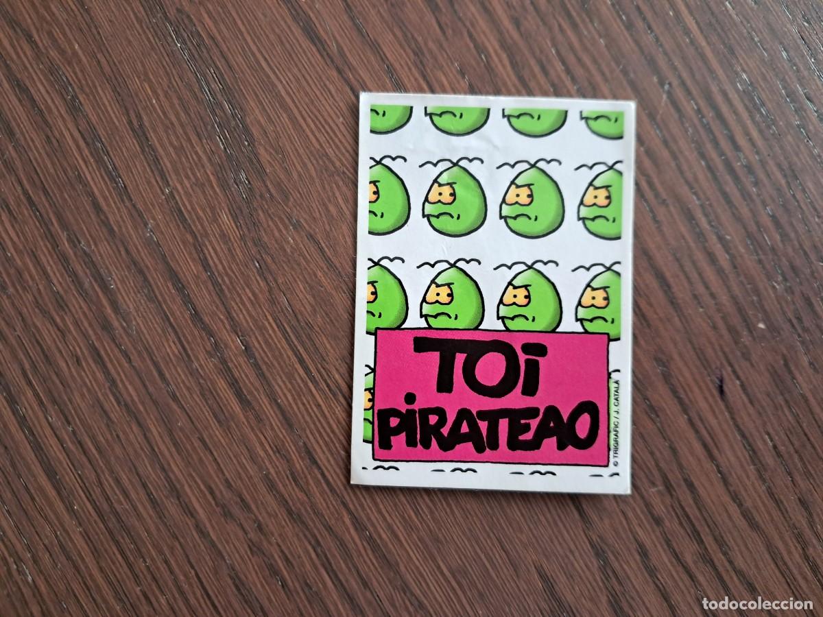 Coleccionismo cromos antiguos: CROMO ADHESIVO DE BOLLYCAO BOLLY TOIS, DESPEGADO. toy TOI 44, TOI PIRATEAO.