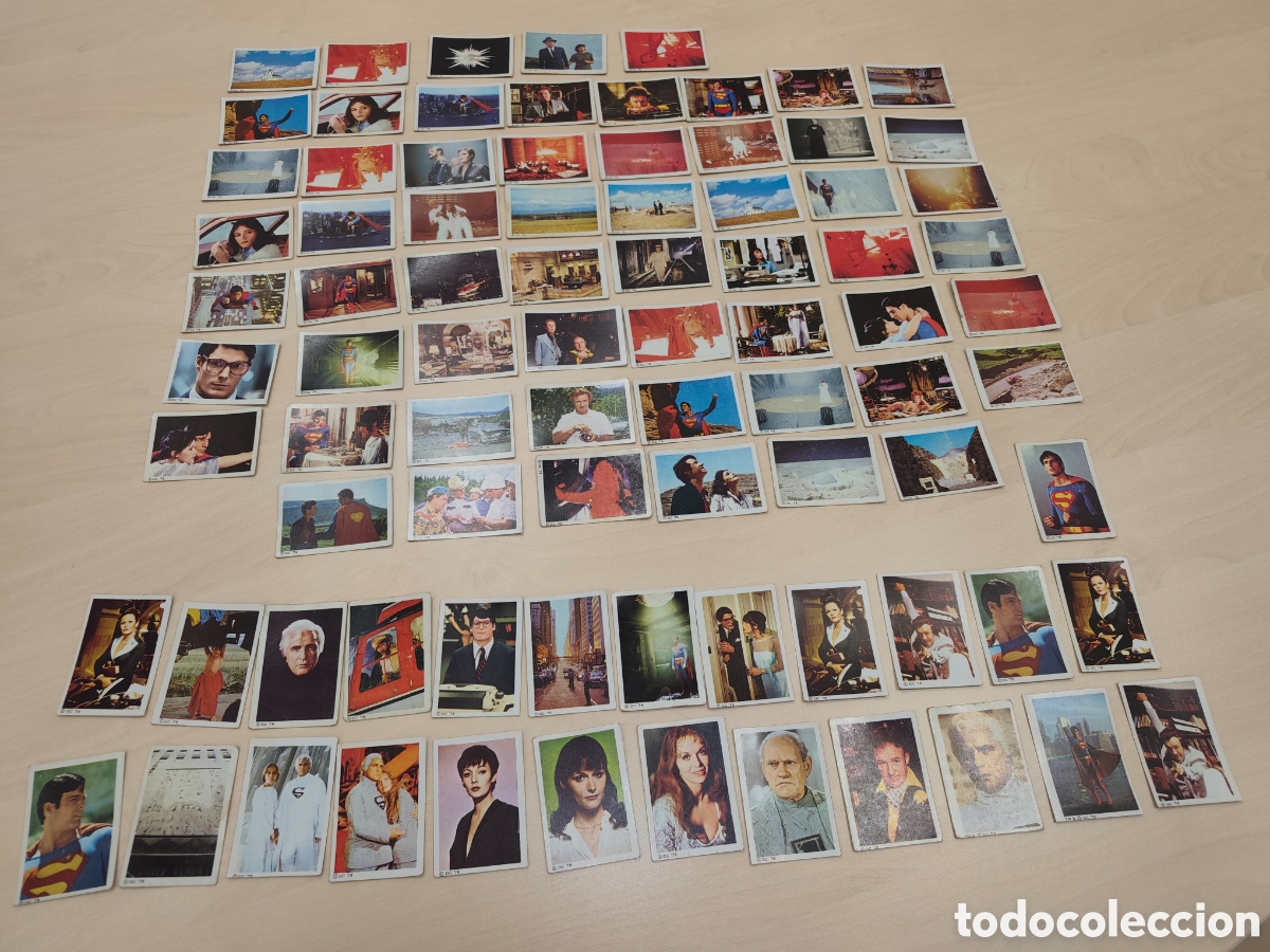 Coleccionismo cromos antiguos: Lote Cromos Superman La Pel&iacute;cula &ndash; Editorial FHER (1979) Vintage Christopher Reeve