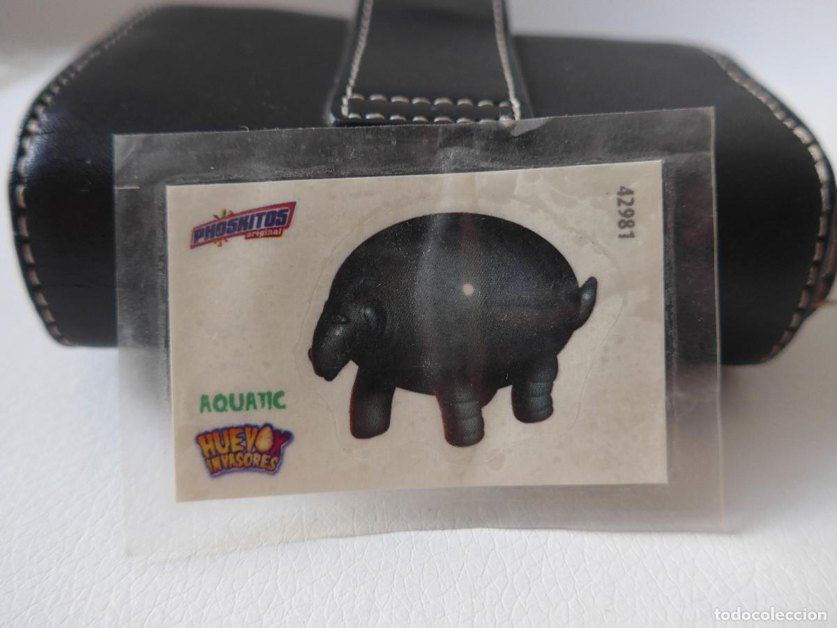 Coleccionismo cromos antiguos: PHOSKITOS HUEVO INVASORES AQUATIC