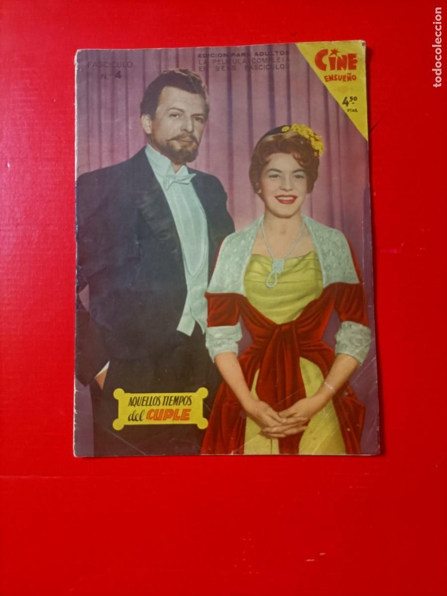 Coleccionismo cromos antiguos: REVISTA CINE ENSUE&Ntilde;O. AQUELLOS TIEMPOS DEL CUPL&Eacute;. FASCICULO 4.