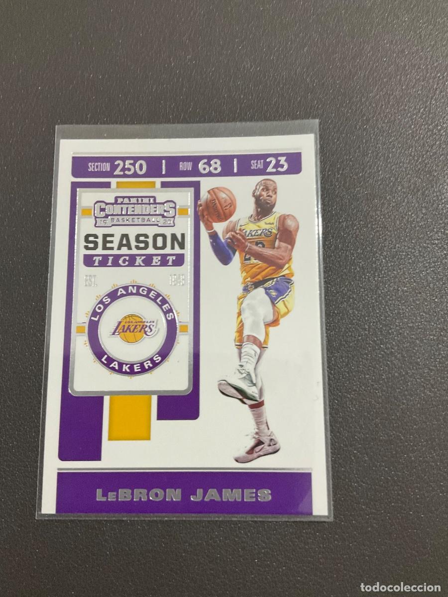 Coleccionismo cromos antiguos: Panini Contenders Basketball NBA 2021 2022 - LEBRON JAMES (Season Ticket)