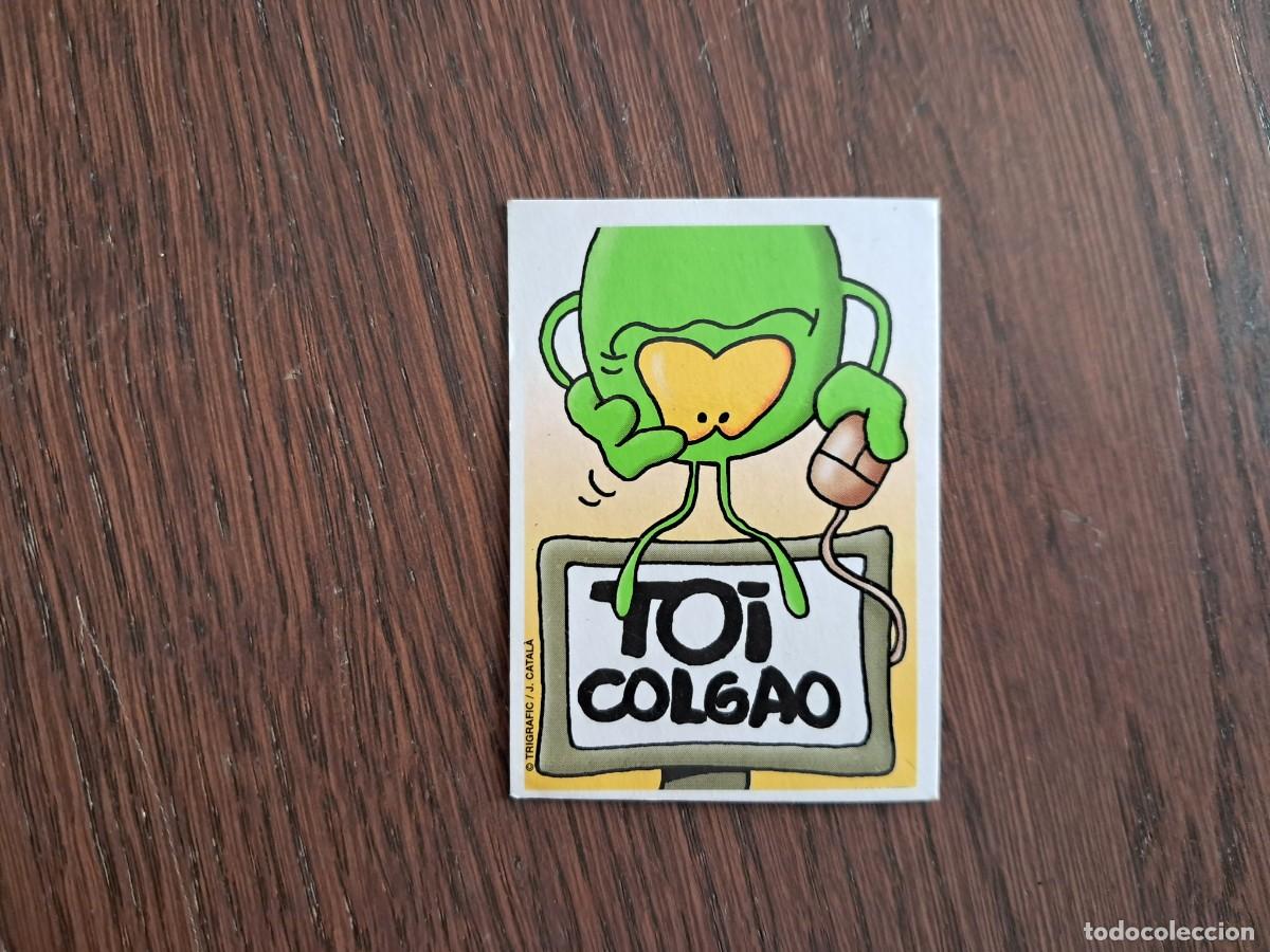 Coleccionismo cromos antiguos: cromo adhesivo de bollycao, bolly tois, Toi colgao, n&ordm; 26.