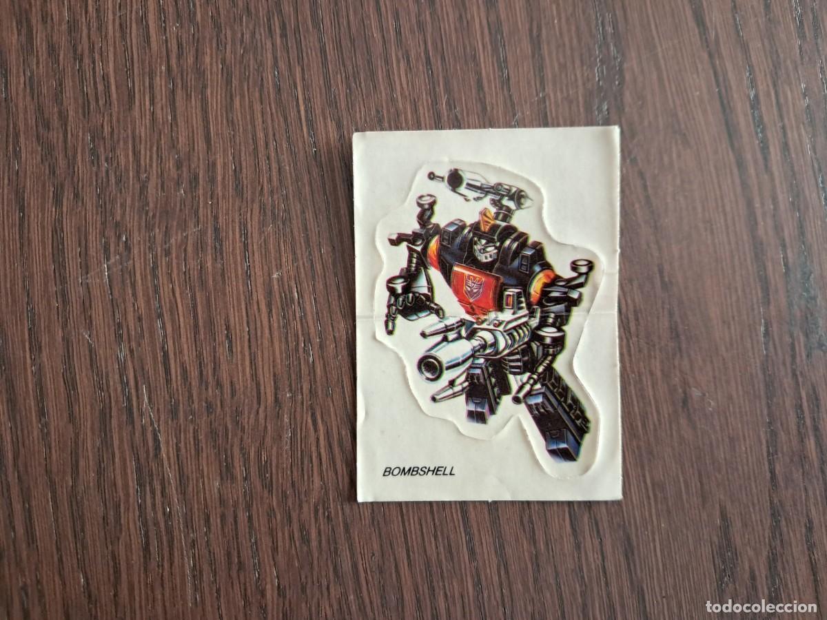 Coleccionismo cromos antiguos: cromo bollycao transformers trans formers bombshell 1986