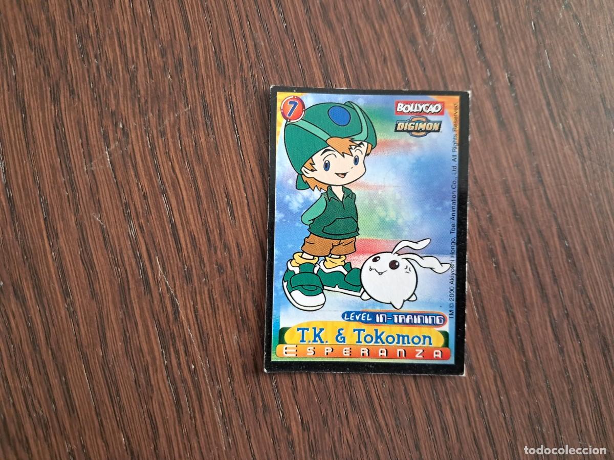 Coleccionismo cromos antiguos: CROMO DE BOLLYCAO. DIGIMON. LEVEL IN TRAINING N&ordm; 7 T.K. & TOKOMON, ESPERANZA.