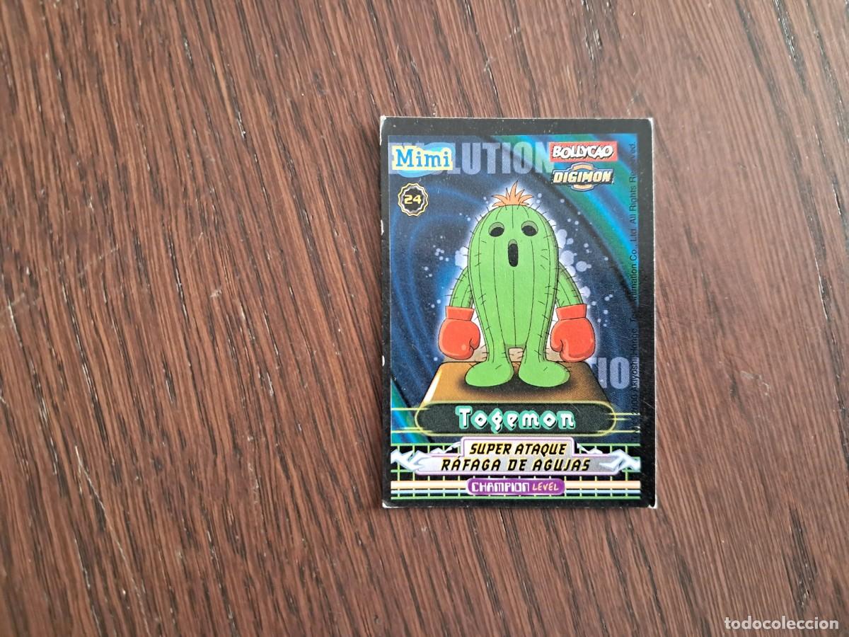 Coleccionismo cromos antiguos: CROMO DE BOLLYCAO DIGIMON LEVEL CHAMPION . N&ordm; 24 TOGEMON MIMI