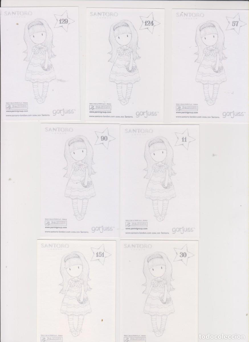 Coleccionismo cromos antiguos: Gorjuss 2019 lote con 11, 30, 57, 90, 124, 129, 151