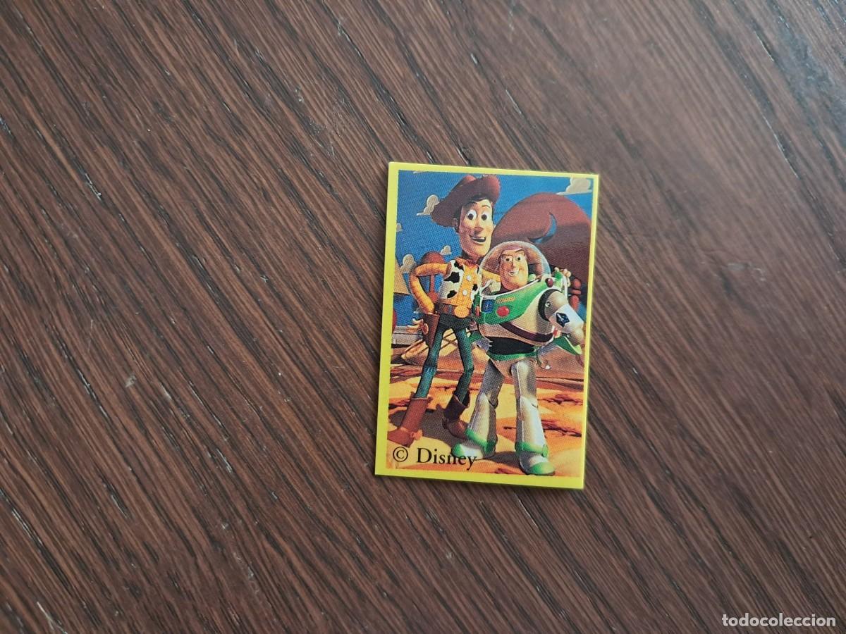 Coleccionismo cromos antiguos: Cromo adhesivo, tattoo, Bimbo Toy Story - N&uacute;mero 17 &ndash; Woody y Buzz