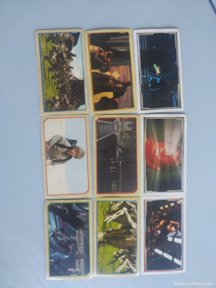 Coleccionismo cromos antiguos: LOTE 9 Cromos STAR WARS sin pegar