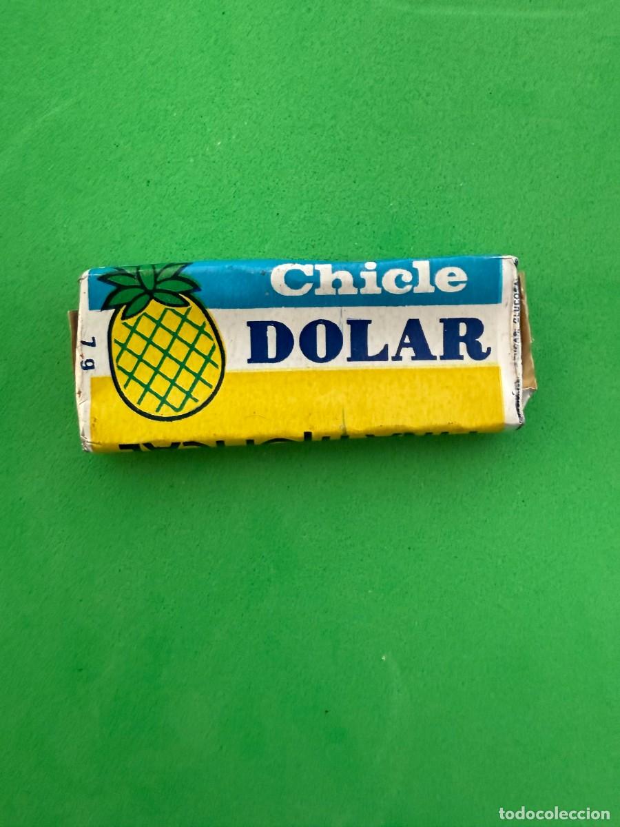 Coleccionismo cromos antiguos: Chicle cerrado sin abrir - Dolar tropical pi&ntilde;a
