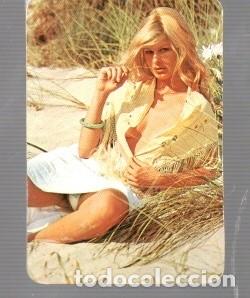 Coleccionismo cromos antiguos: CALENDARIO DE BELLAS SE&Ntilde;ORITA DEL A&Ntilde;O 1976 EDICION N&ordm; 410 PUBLICIDAD BAR JAENREUS