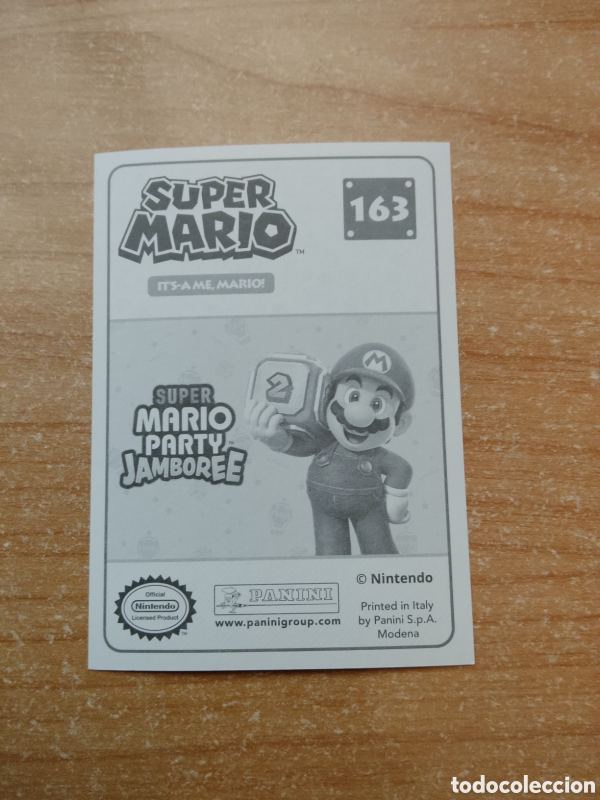 Coleccionismo cromos antiguos: 163 CROMO SUPER MARIO ITS A ME MARIO - Foto 2