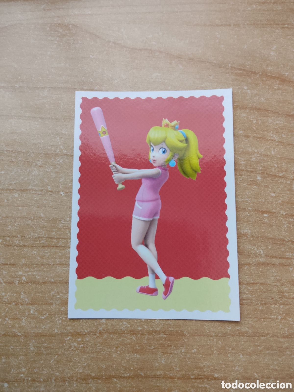 Coleccionismo cromos antiguos: 100 CROMO PEACH SUPER MARIO ITS A ME MARIO
