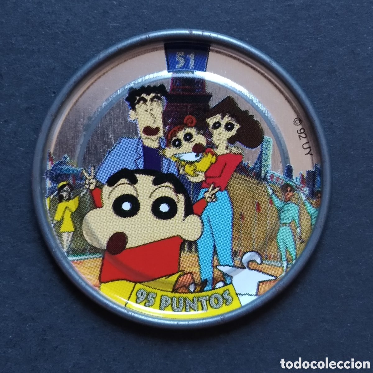 Collezionismo Figurine antiche: METAL RAPPERS / TAZO - N&ordm; 051 - SHIN CHAN - A&Ntilde;O 2000 / 2001 - BOLLYCAO