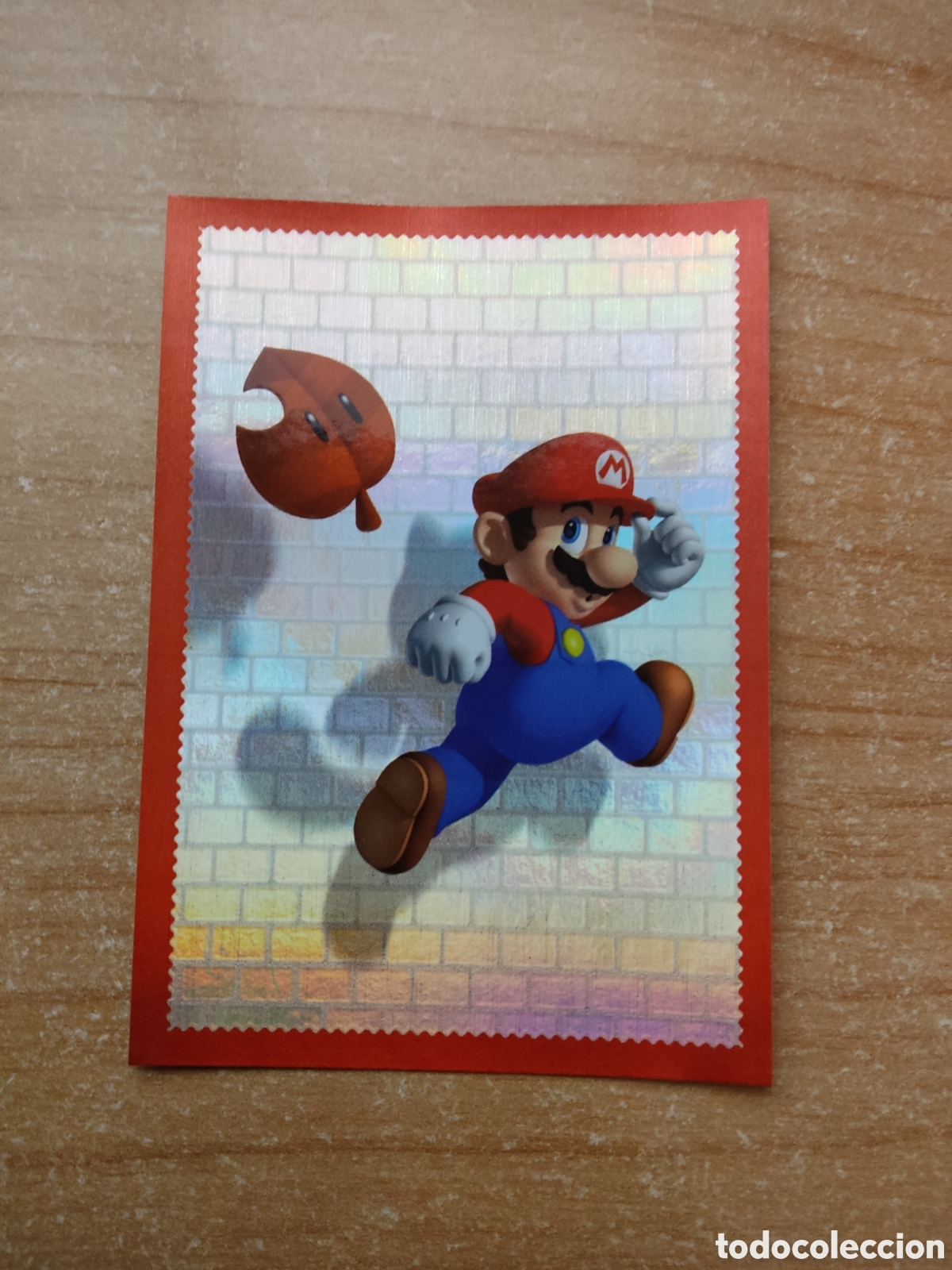 Coleccionismo cromos antiguos: M13 CROMO SUPER MARIO ITS A ME MARIO