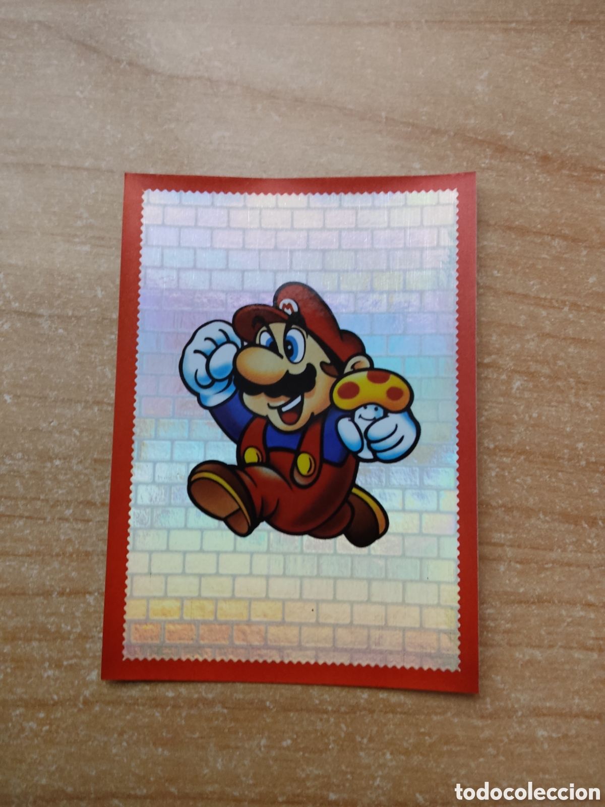 Coleccionismo cromos antiguos: M1 CROMO SUPER MARIO ITS A ME MARIO