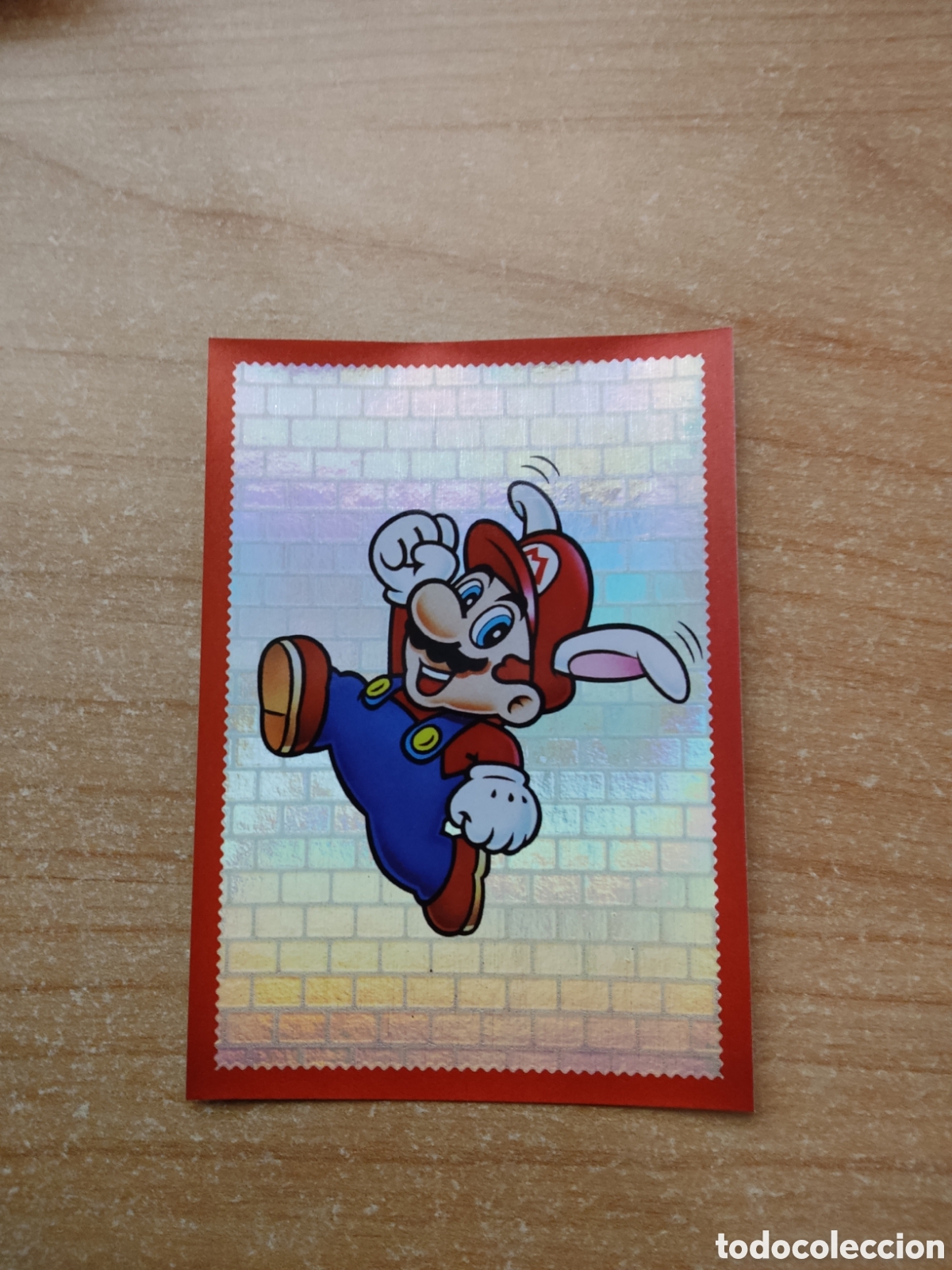 Coleccionismo cromos antiguos: M6 CROMO SUPER MARIO ITS A ME MARIO