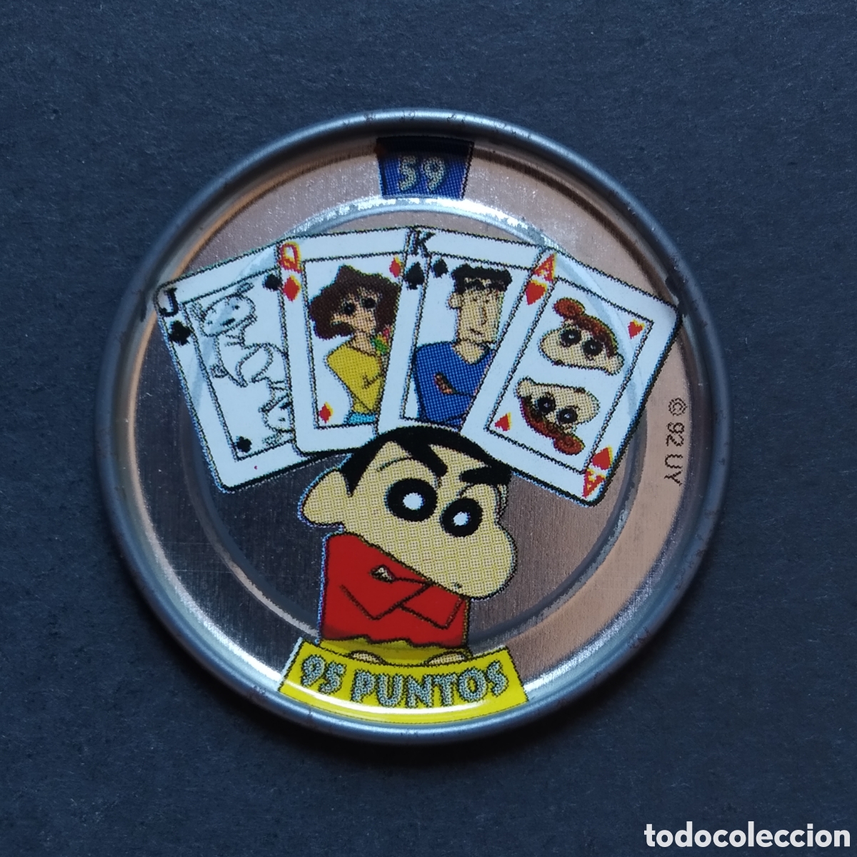 Coleccionismo cromos antiguos: METAL RAPPERS / TAZO - N&ordm; 059 - SHIN CHAN - A&Ntilde;O 2000 / 2001 - BOLLYCAO