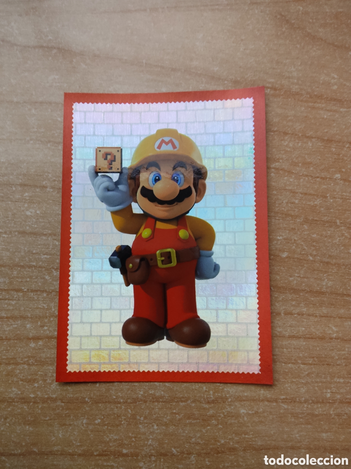 Coleccionismo cromos antiguos: M17 CROMO SUPER MARIO ITS A ME MARIO