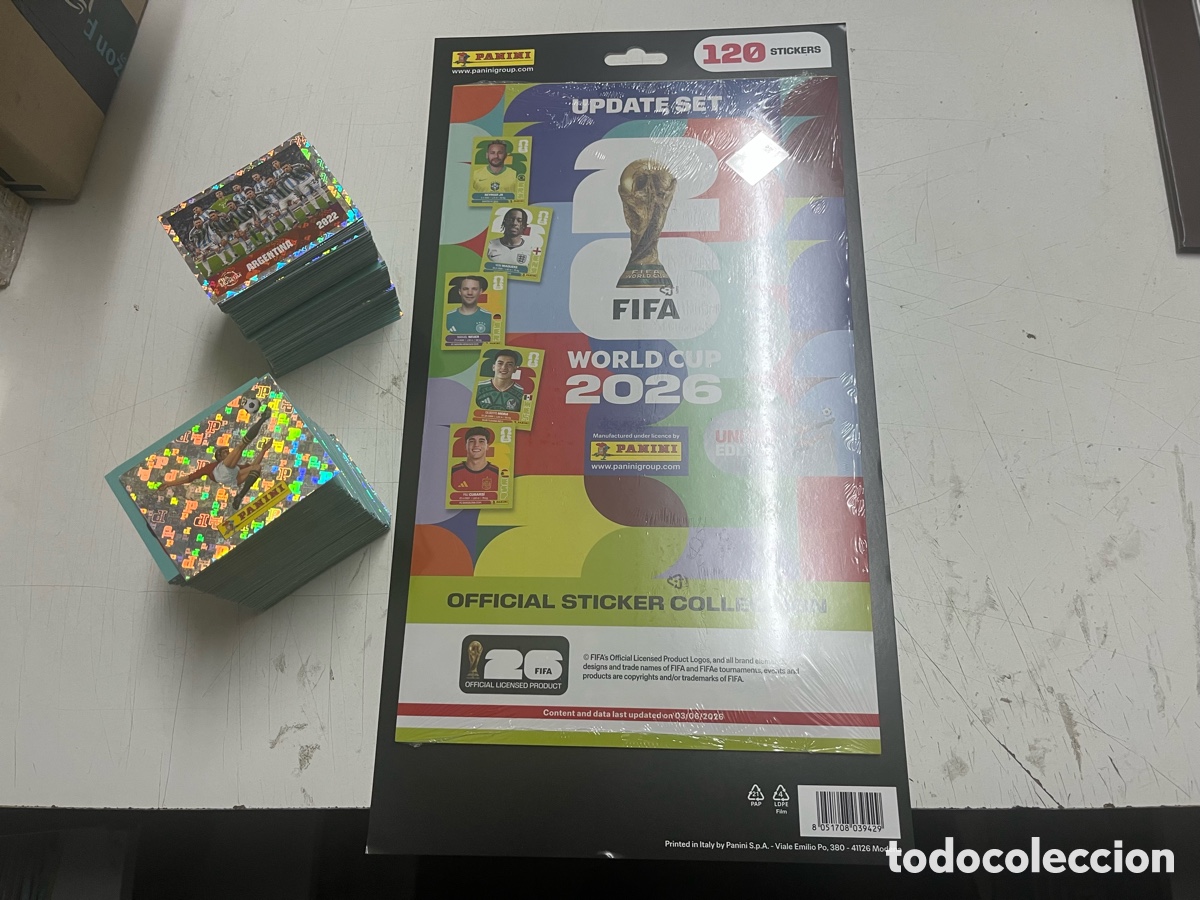 Collectable Antique Stickers: FIFA WORLD CUP 2026 Coleccion completa sin pegar + Update Mundial 2026